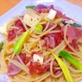 becky0118's cooksnap of when they made アスパラと生ハムのパスタ.