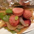 MKatzeM's cooksnap of when they made 絹さやとウインナーとジャガイモ炒め☆簡単.