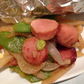 MKatzeM's cooksnap of when they made 絹さやとウインナーとジャガイモ炒め☆簡単.