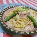 赤い電話's cooksnap of when they made 春野菜たっぷりクリームパスタ.