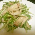 makomoco★'s cooksnap of when they made 水菜とエリンギとツナのサラダ.