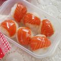 ちいつぇる♩♡'s cooksnap of when they made サーモンの手まり寿司.