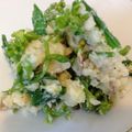yunohr's cooksnap of when they made 菜の花とスナップエンドウのポテサラ.