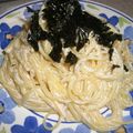iyo＊'s cooksnap of when they made 簡単でゴメンね♪明太クリームパスタ.