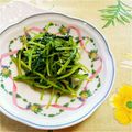 しじみごはん's cooksnap of when they made あと一品やお弁当に！豆苗ゴマ油炒め.