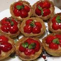 joonmyun's cooksnap of when they made いちごのカスタードタルト.