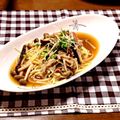さおりらっくま's cooksnap of when they made ❤こく旨❤自慢の和風スープできのこパスタ.