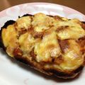 huto☆'s cooksnap of when they made ＊ミートソースのチーズトースト＊.