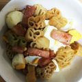 あゆみっこママ's cooksnap of when they made 玉ねぎベーコンマカロニマヨ炒め玉子DX♪.