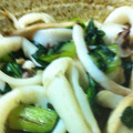 milletury's cooksnap of when they made イカと小松菜のピリ辛中華炒め.