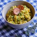 しやわし's cooksnap of when they made 簡単パセリのかぼちゃリゾット美肌風♪.