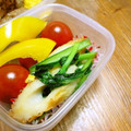 月見なっとう's cooksnap of when they made ☆お弁当の一品に☆小松菜とちくわの炒め物.