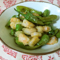 すいいろ's cooksnap of when they made 海老としし唐の塩炒め.