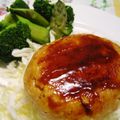さとよこ's cooksnap of when they made 豆腐&ツナの和風照り焼きハンバーグ.