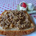おらんでう～たん's cooksnap of when they made 揚げ玉で☆きな粉クランブル風？トースト.