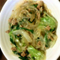 HARUぴ's cooksnap of when they made ひき肉とレタスの春雨炒め.