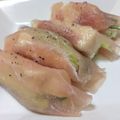 nachay⑅'s cooksnap of when they made さっぱり、かぼすで生ハムにぎり.