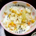 うぶうぶこ's cooksnap of when they made みりんがポイント☆やさしい炊き込みご飯.