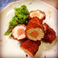 natsuholy's cooksnap of when they made ささみかつ（シソ・明太子）.
