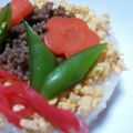 かずくぅ's cooksnap of when they made ☆｡がっつり　そぼろのちらし寿司｡☆.