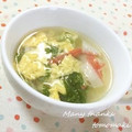 ともまき０３１３'s cooksnap of when they made ほうれん草とカニカマの中華スープ.