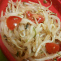 しょうがチューブ's cooksnap of when they made もやし＆トマト和え.