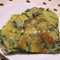 ＊＊ココア＊＊'s cooksnap of when they made 米粉で♪もちもち～♪簡単チヂミ♪.