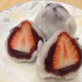 コルとチョコ's cooksnap of when they made レンジでやわらかいちご大福.