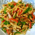蜜茄子's cooksnap of when they made 簡単(^^)青椒肉絲❤.