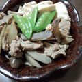 ミリーモリーマンデー's cooksnap of when they made 新ごぼうと三つ葉の肉豆腐.