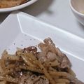 のんトメ's cooksnap of when they made 豚肉とタケノコのバター醤油炒め.
