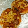 アイラブ家族's cooksnap of when they made 簡単☆餃子の皮ピザ.