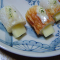 かき氷's cooksnap of when they made 美味い♪ちくわとかにかまのマヨチーズ焼き.