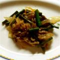 ☆いちごタルト☆★'s cooksnap of when they made お肉とにんにくの芽　やわらか炒め.