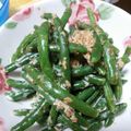 clever826's cooksnap of when they made 早いよ、お弁当に冷凍インゲンのおかか和え.