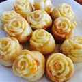 hapikuri's cooksnap of when they made 母の日に☆バラの形のケークサレ.
