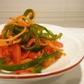 れな犬's cooksnap of when they made 桜えびとピーマン人参の炒め物.