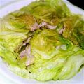 sakipuuu's cooksnap of when they made 簡単「豚肉とキャベツのミルフィーユ風蒸し.