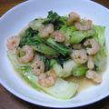ゆみにゃむ's cooksnap of when they made えびとちんげん菜の塩炒め！！.