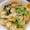 ucari0715's cooksnap of when they made 筍と水菜の和風パスタ.
