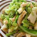 nyanconya's cooksnap of when they made 春キャベツとたけのこの煮物.