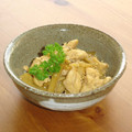 Findus's cooksnap of when they made ごぼうと鶏肉の甘辛炒め煮.