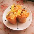 aaaaaaaai's cooksnap of when they made メミルジョンピョン(そば煎餅)風生春巻き.