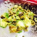 kaso☆☆'s cooksnap of when they made あと一品！の時に♪アボカドのザーサイ和え.