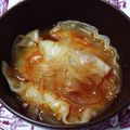 Mikityke's cooksnap of when they made 簡単昼ごはん☆水餃子スープ！！！！.