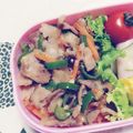 きぷん's cooksnap of when they made 味噌ダレde豚肉と野菜の彩り炒め.