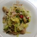 mizuhodayo's cooksnap of when they made 蒸し鶏のサラダ 昆布茶ドレッシング添え.