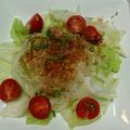 yLouna's cooksnap of when they made 絶品簡単!自家製ドレでトマトと新玉サラダ.