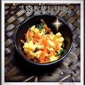 ♪にょん's cooksnap of when they made 人参しりしり☆絹さや入り.
