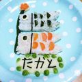 ｓｈｉｉ—ｃｈａｎ's cooksnap of when they made こどもの日♪離乳食おかゆでこいのぼり.